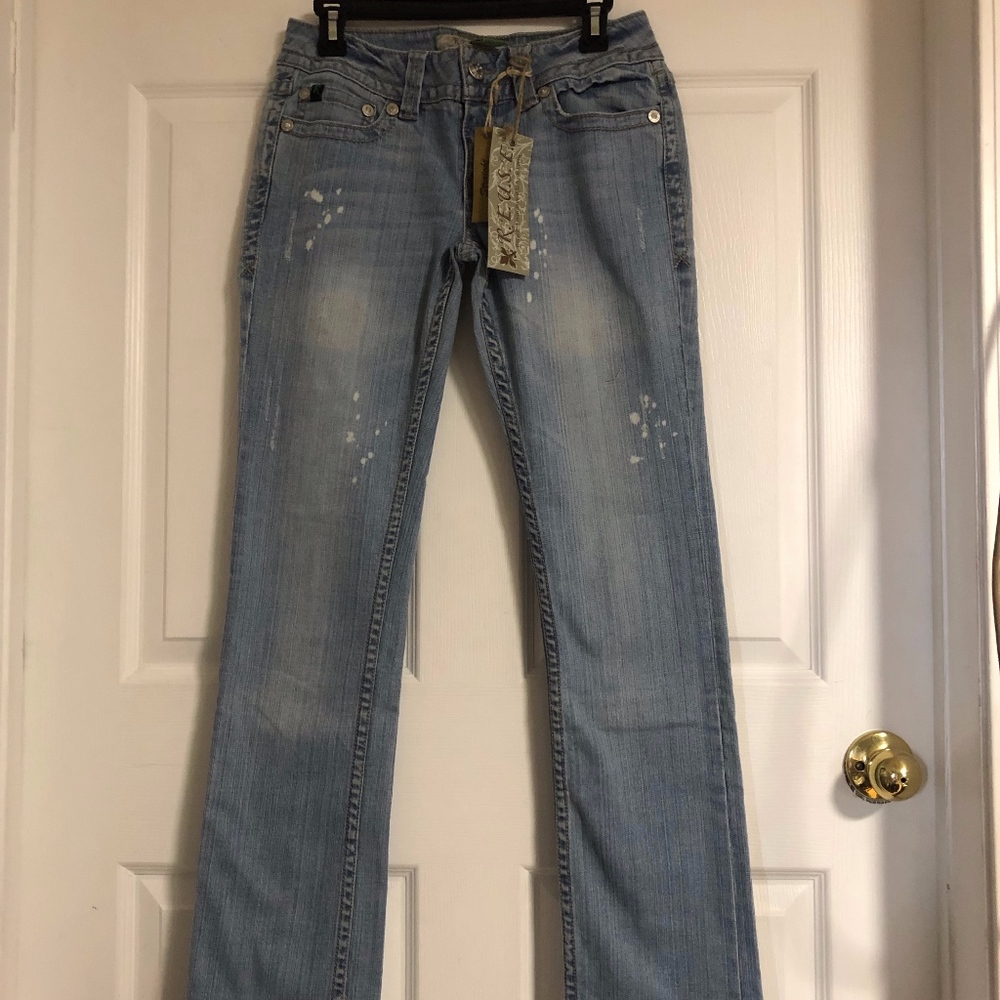 REUSE Straight Leg Jeans